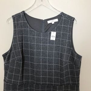 LOFT Dresses - Loft Pink and Grey Shift Dress LOFT Dresses - Loft Pink and Grey Shift Dress